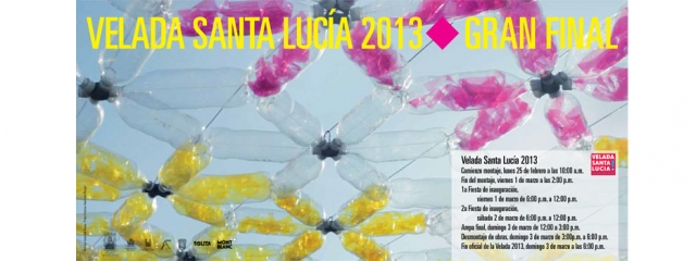 Einladungskarte zur Velada Santa Lucia 2013